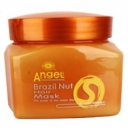 Kaukė sausiems ir pažeistiems plaukams Angel Brazil Nut Hair Mask 500 ml