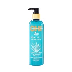 Plaukų šampūnas išryškinantis garbanas CHI Aloe Vera Defined Curl Shampoo 340ml