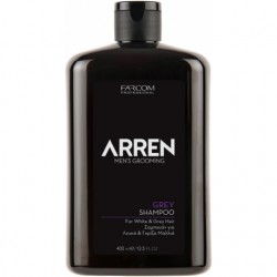 Vyriškas šampūnas žiliems ir baltiems plaukams Farcom Professional ARREN Men's Grooming Grey Shampoo 400ml