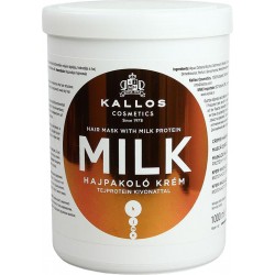 Drėkinanti kaukė plaukams Kallos Hair Mask with Milk Protein 1000 ml
