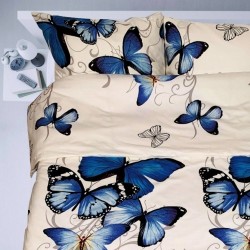 Patalynės komplektas "Laimės drugeliai", 3 dalių, 150x210 cm
